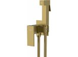 Miscelatore Per Bidet Cubemix Con Arresto Doccia, Oro Opaco