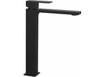 Miscelatore Per Lavabo Cubemix, Alto, Nero Opaco