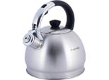 Bollitore Con Fischietto In Acciaio Inox 2,0 L Kamille Induction KM-0694BN