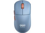 Cherry Xtrfy M68 - Mouse - Ottico - 5 Pulsanti - Senza Fili - 2,4 Ghz - Ricevitore Wireless (Usb) - Blu (CX-M68W-BLUE)