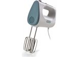 Ariete 1545 Sbattitore Breakfast, 450W, 5 Velocità, Funzione Turbo, 2 Fruste, White E Aegean Teal