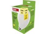 Emos Lampada Led Edison G125, 18W In Sostituzione Della Lampadina A Incandescenza Da 150W, Globo Lattiginoso Con Base E27 E Luminosità 2452 Lm, Bianco Caldo 2700 K