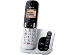 Panasonic KX-TGC260JTS Telefono Cordless Dect Nero Argento Con Segreteria E Display
