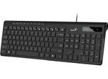 Genius Slimstar 230 Ii, Tastiera, Cablata, Usb, Layout Cz+Sk, Tasti Copilota, Nero