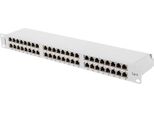 Pannello Patch Lanberg PPS6-1048-S 48 Porte 1U 19" Cat.6 Ftp Schermato Grigio"