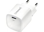 Intenso 7803062 Intenso Power Adapter 1X USB-C 30W W30C2 Gan White