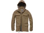 Giacca Parka Vintage Industries Darren, Marrone Scuro, L