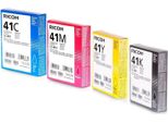 Cartucce Originali Ricoh Tipo Gc 41 - Confezione Multipla Da 4 Pezzi