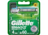 Gillette - Mach 3 Sensitive - Replacement Head 4.0Ks