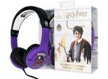 Cuffia Gaming Otl Technologies Hogwarts Purple Per Bambini 3-7 Anni, 85Db, Microfono