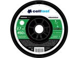 Lenza Premium Cellfast Rinforzata Con Particelle Di Alluminio Sulla Bobina - Profilo Rotondo, 2,7 Mm X 450 M