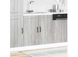 Vidaxl Base Per Lavello Lucca Grey Sonoma In Legno