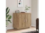 Vidaxl Credenza Artisan In Rovere 80X40X75 Cm Materiale A Base Di Legno