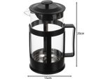 Macchina Da Tè French Press Con Triplo Filtro In Acciaio Inox Per Tè Sfuso Pressa Per Caffè Da 1 Litro Vetro Resistente Al Calore 24565