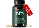 Nfo Vitamina D3 2000 Ui - 50 µG, Capsule Softgel, Per Il Sistema Immunitario E Le Ossa [100 Softgel]