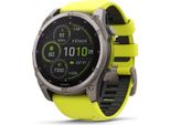 Garmin Sportuhr Fenix 8 Solar Sapphire Gelb