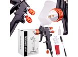 Pistola Hvlp Premium Con Ugello Da 1,3 Mm Sicopro Air Green SK791 (600 Ml)