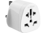 Adattatore / Adattatore Spina Da Viaggio Europa A Gran Bretagna, 2500W, Mondo Fisso A Regno Unito, Bianco