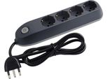 Bticino Ciabatta Elettrica Poker 4 Prese 1,5M Grigio Con Interruttore On/Off