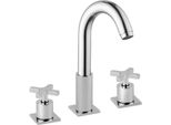 Trax Miscelatore Per Lavabo A 3 Fori, Cromo