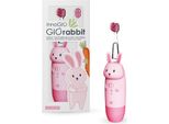 Innogio Giorconejo Spazzolino Elettrico Per Bambini Con 7 Colori Led Manico In Silicone 4 Modalità Timer 2 Min Rosa Batteria Aaa Non Inclusa