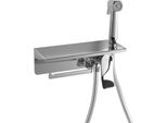 Miscelatore Da Incasso Per Bidet Con Doccia E Portarotolo, Cromo