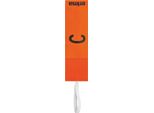 Fascia Da Braccio Da Capitano Erima Con Velcro - Arancione Neon