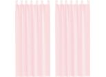 Vidaxl Tende In Voile Con Passanti 2 Pz. Rosa Chiaro 140X245 Cm