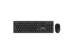 Marvo WS005BK Set Tastiera E Mouse Senza Fili | Layout Qwerty Inglese | Nero