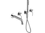 Miscelatore Da Incasso Per Vasca Ultrasan, Set, Cromo