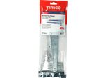 Timco - Coppia Di Cerniere A T Di Medie Dimensioni - Zincate A Caldo (Dimensioni 25,4 Cm - 1 Pezzo Ciascuna)