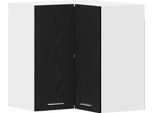 Vidaxl Armadio A Muro Lyon Look Rovere Nero 57 X 57 X 60 Cm