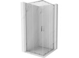 Mexen Exo Cabina Doccia Quadrata Scorrevole 90 X 90 Cm, Trasparente, Cromo - 8111-090-090-01-00