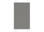 Vidaxl Tenda Plissettata Antracite 80X100 Cm Larghezza Tessuto 79,4 Cm Poliestere