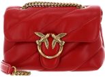 Pinko Pelle Borsa A Tracolla Borsa A Tracolla Love Puff Mini Cl Sheep Nappa Red - Antique Gold Rosso