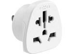 Adattatore / Adattatore Spina Da Viaggio Europa A Usa, Giappone, 3750W, Mondo Fisso A Usa, Bianco