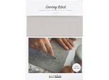 Creativ Company Foglio Di Linoleum In Gomma A4 Grigio Chiaro Per Il Crafting E La Stampa