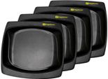 Ridgemonkey Dlx Standard Four Pack Plate Nero Nero Taglia Unica