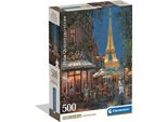 Cle Puzzle 500 Notte Compatta All'eiffcafe 35577