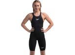 Speedo Fastskin Lzr Pure Valor 2.0 Costume Da Bagno Da Competizione Aperto Sul Retro Nero Uk 24 Donna Nero Uk 24