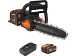 Motosega A Batteria Worx Wg350E 20V, Barra Guida Da 30 Cm