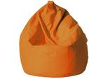 Talamo Italia Pouf Azelia 70X70X110H Cm Arancione, Arancione Forma Sacco Italy