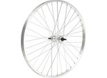 Mvtek 26´´ X 1.75 Mozzo In Acciaio Su Sfere Dado 6/7S Ruota Posteriore Argento 9 X 135 Mm / Shimano/Sram Hg Argento 9 X 135 Mm