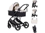 Chipolino Carrozzina 2 In 1 Amore Porta Bevande Borsa Fasciatoio Copripiedi Cestino Crema