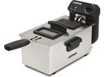 G3 Ferrari Pastella Singolo 3 L Indipendente 2000 W Friggitrice Nero, Acciaio Inox