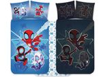 Spidey Kleinkind Bettbezug Glow In The Dark - 100 X 135 Cm - Baumwolle