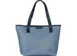 Tom Tailor Borse Leora, Shopper Con Zip L, Blu Medio, Blu
