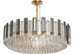 Lampadario, Lampada A Sospensione In Cristallo Da 60 Cm, Illuminazione Ad Alta Luminosità Da 40 W, Altezza Regolabile, 60 Cm (24 Pollici)