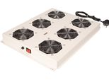 Unità Di Ventilazione A Tetto Da 19 Pollici Roline 6 Ventole, On/Off Per Rack Server Serie Pro Grigio