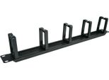 Alantec PK048 1U 19 Cable Organizer With Brushed Grommet 5 Plastic Holders